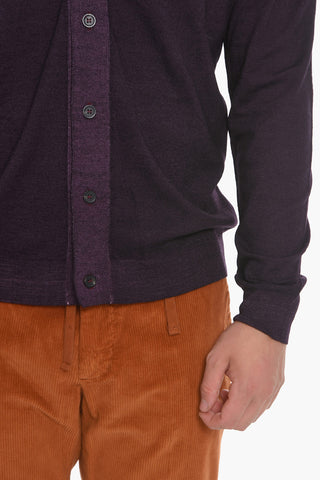 Lightweight Cardigan with Contrast Buttons