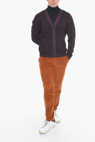 Lightweight Cardigan with Contrast Buttons