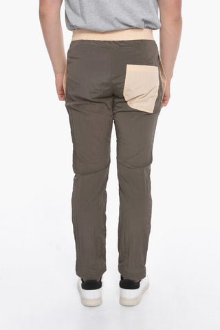 Rip Stop Checked Bjarkan Pants with Drawstring on the Waist