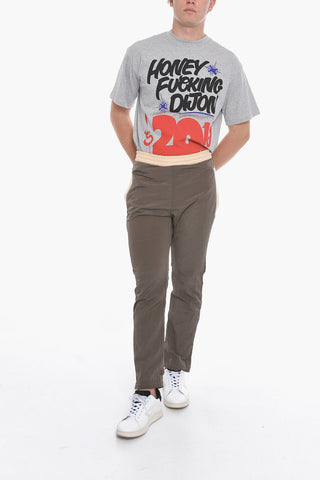 Rip Stop Checked Bjarkan Pants with Drawstring on the Waist