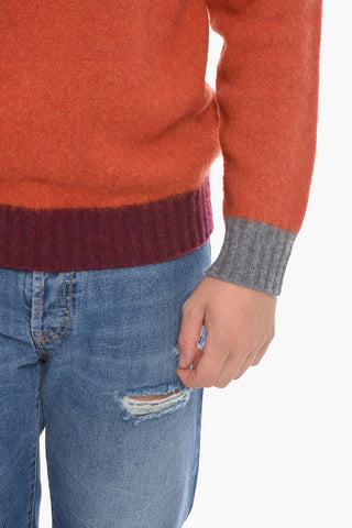 Crewneck Sweather with Contrasting Trims