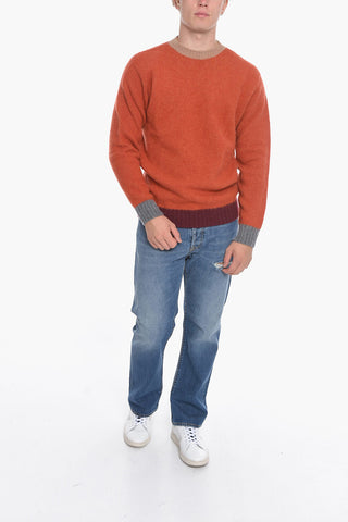 Crewneck Sweather with Contrasting Trims