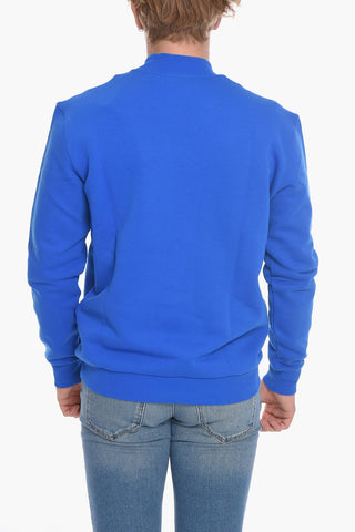 Brushed Cotton S-NORIS Crewneck Swaetshirt With Embroidered Logo