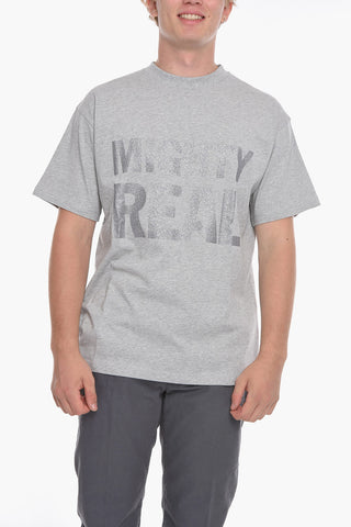 T-shirt UNISEX Girocollo con Scritta Glitter