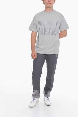 T-shirt UNISEX Girocollo con Scritta Glitter
