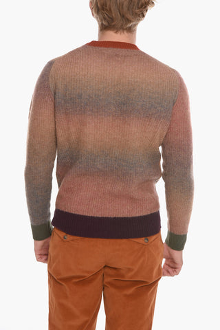 Maglia Girocollo Effetto Sfumato