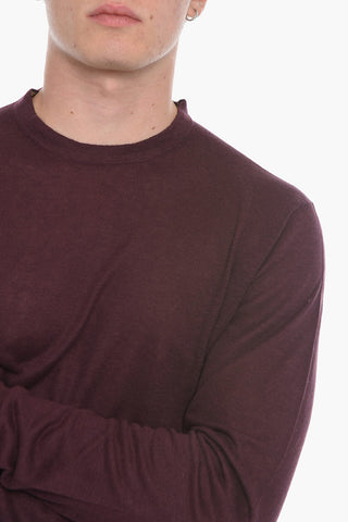Crew Neck GHANSU Silk Blend Sweater