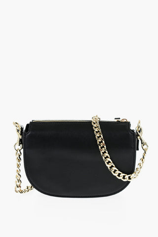 JEANS COUTURE Faux Leather Crossbody Bag with Embossed Logo