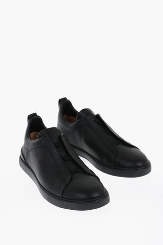 Sneakers Basse TRIPLE STITCH in Pelle 