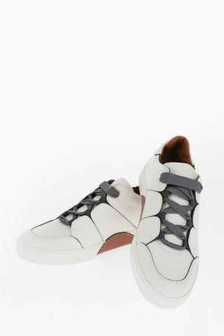 LUXURY Leather Low Sneakers TIZIANO
