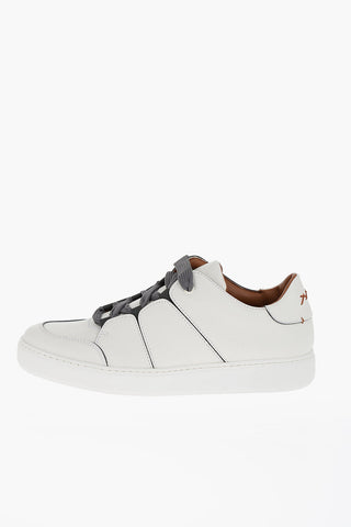 LUXURY Leather Low Sneakers TIZIANO