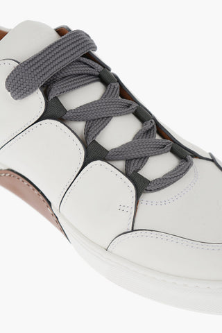 LUXURY Leather Low Sneakers TIZIANO
