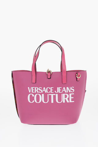 JEANS COUTURE Reversible Faux Leather Tote Bag