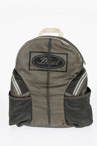 Zaino PARA in Tessuto Cangiante con Logo Stampato