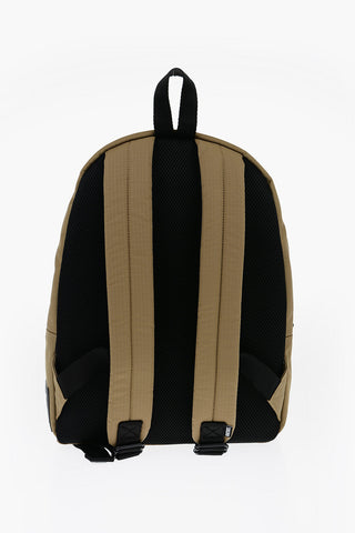 Zaino Multi-Tasca Bicolore con Rifiniture in Pelle