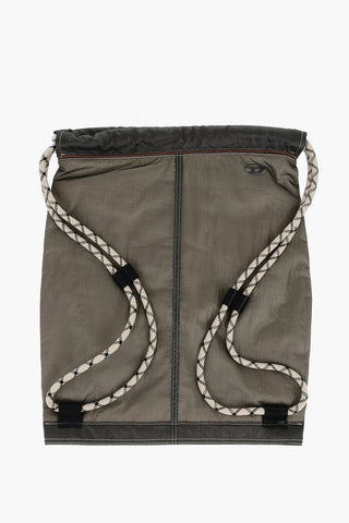 Nylon GIMMYE Drawstring Bag with Printed Logo