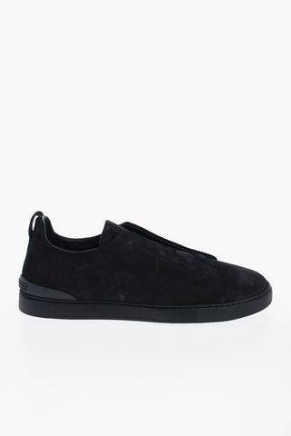 Sneakers Basse TRIPLE STITCH in Camoscio