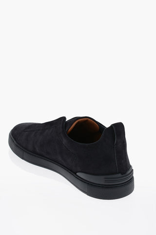 Sneakers Basse TRIPLE STITCH in Camoscio