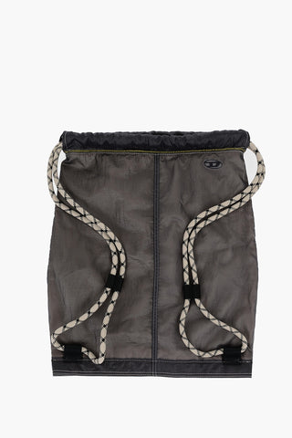 Nylon GIMMYE Drawstring Bag with Printed Logo