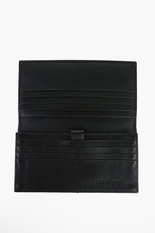 Solid Color Leather Card Holder