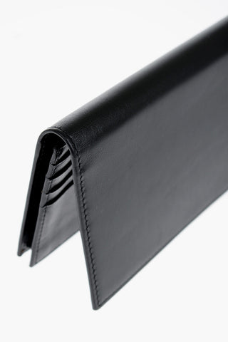 Solid Color Leather Card Holder