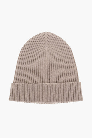 Ribbed Cashmere Beanie