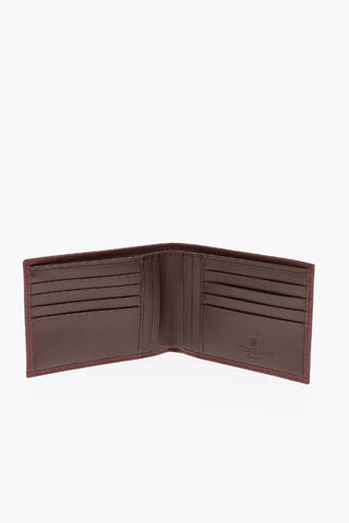 Portafoglio bifold in Pelle Saffiano