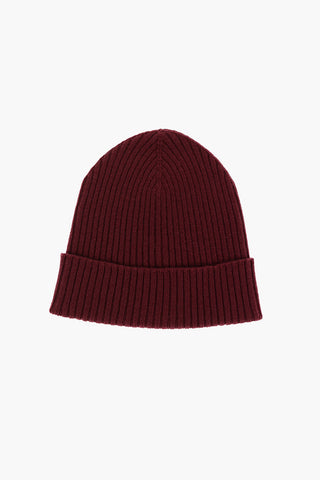 Ribbed Cashmere Beanie