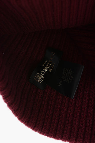 Ribbed Cashmere Beanie