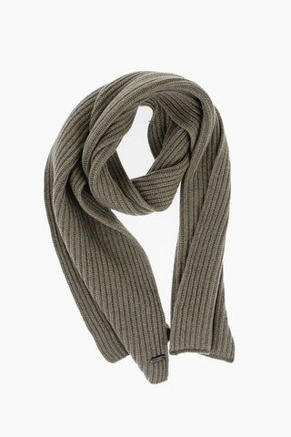Cashmere Ribbed Scarf