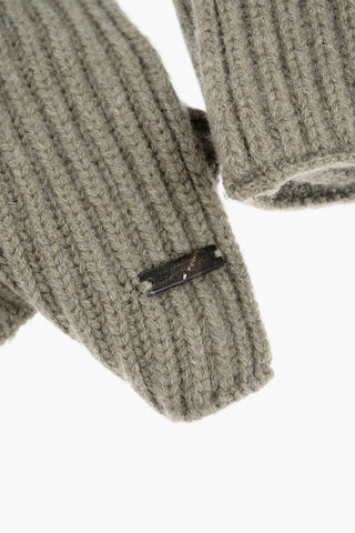 Cashmere Ribbed Scarf