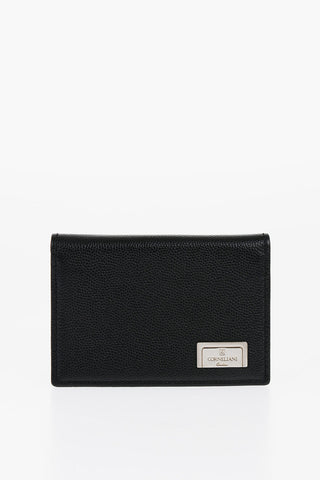 Saffiano Leather GOOD Card Holder with Logo