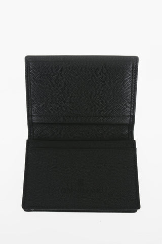 Saffiano Leather GOOD Card Holder with Logo