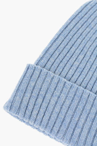 Ribbed Cashmere Beanie