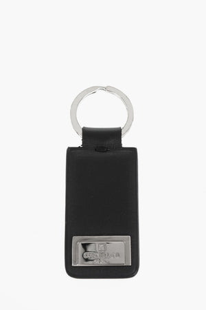 Keyring with Leather Pendant