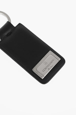 Keyring with Leather Pendant