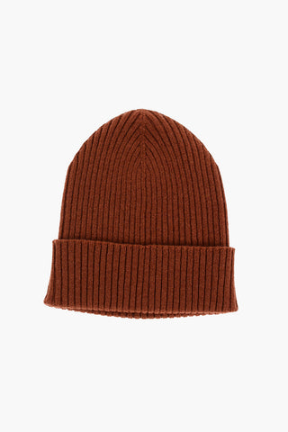 Ribbed Cashmere Beanie