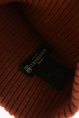 Ribbed Cashmere Beanie