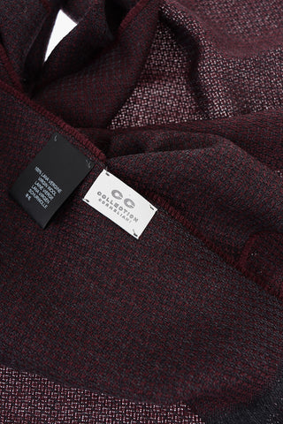 CC COLLECTION Sciarpa BOGART In Lana Vergine con Frange
