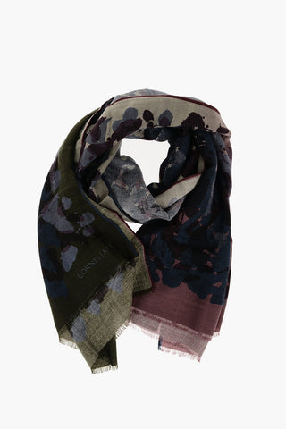 Acid Wash Effect Wool and Silk Scarf