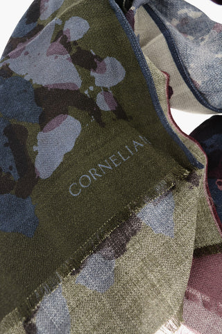 Acid Wash Effect Wool and Silk Scarf