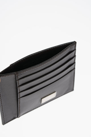 Portacarte GOOD in Pelle con Logo