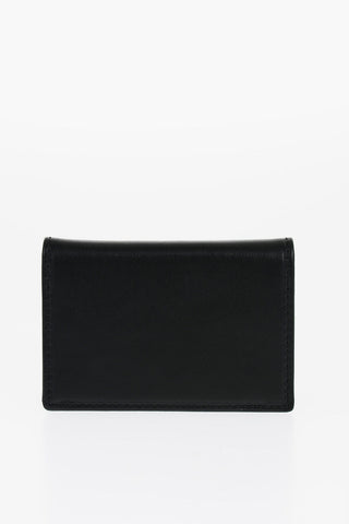 Leather SPORT Card Holder With Silver Tag Logo
