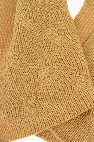ID Wool Ribbed Scarf