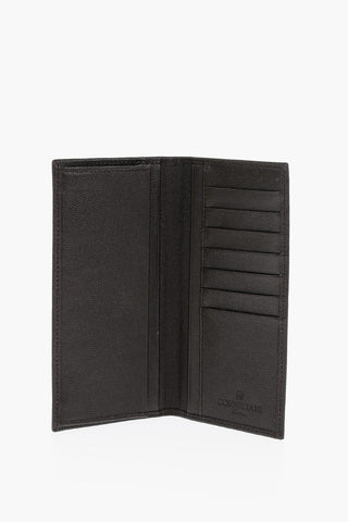 Tumbled Leather Document Holder With Logo Tag
