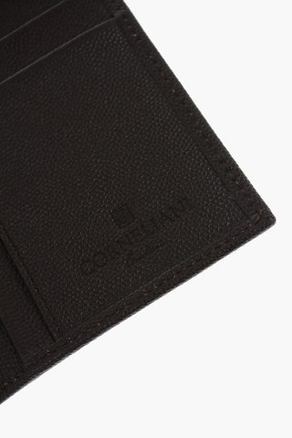 Tumbled Leather Document Holder With Logo Tag