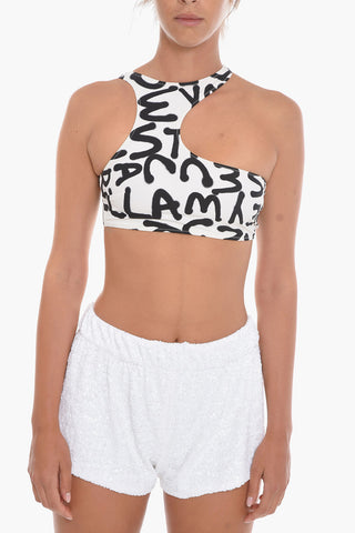 All-Over Logo Bikini Top
