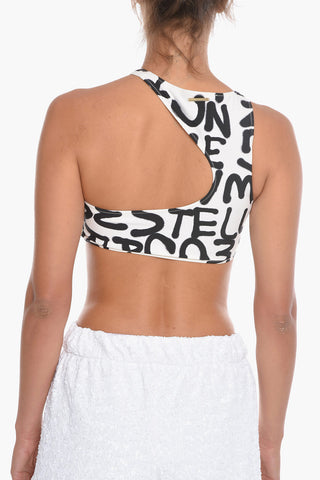 All-Over Logo Bikini Top