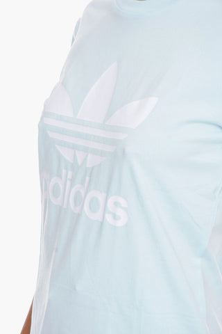 Crew-Neck TREFOIL T-shirt with Contrast Print Front