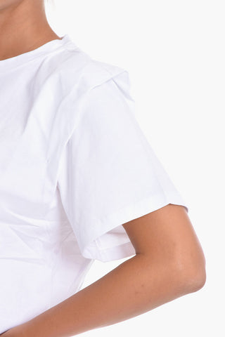 Crewneck ZELITOS T-shirt with Double-layered Sleeves